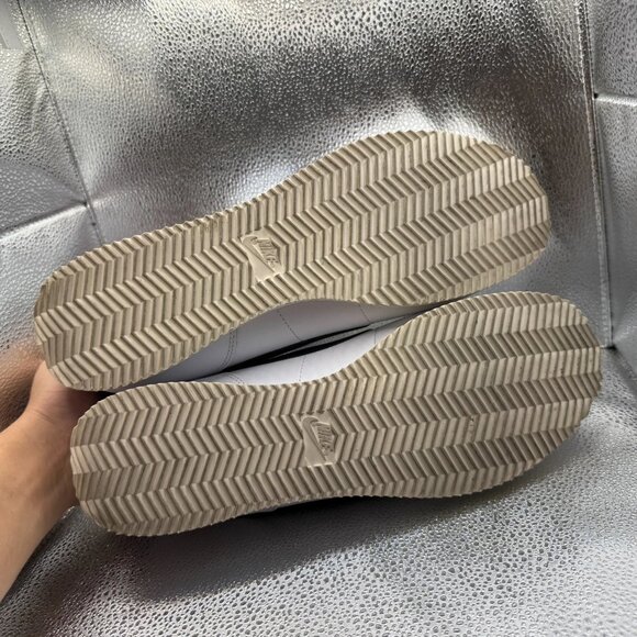 Size 13 Nike Cortez Lace Up White Black Photo Blue 2023 Sneaker Shoes DM4044-100 - Picture 9 of 11